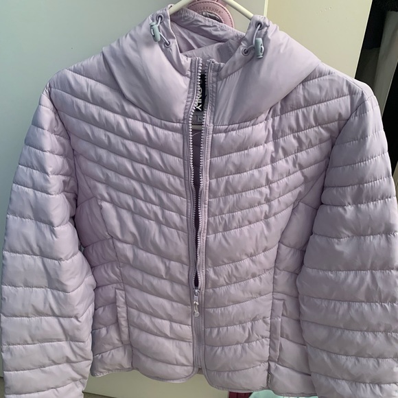 hooded nylon jacket lilac purple - Picture 3 of 6